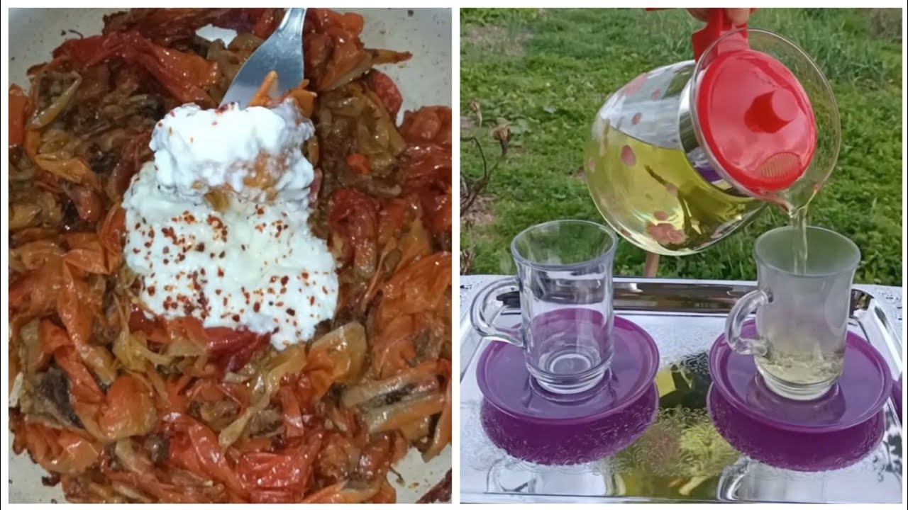 Bahçede Kuzine Sobada Efsane Kurubiber Kavurması | Eski Köy Lezzeti!🔥#kurubiberkavurması#kuzinesoba