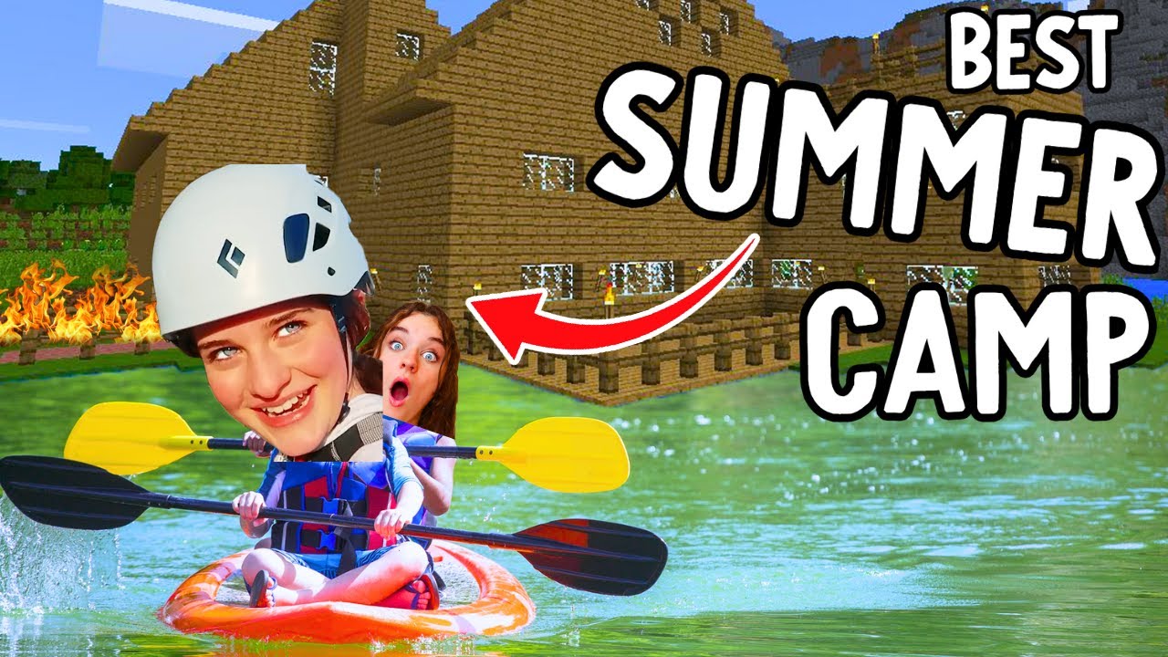 WHO CAN BUILD BEST SUMMER CAMP ?  - Minecraft Gaming w/ The Norris Nuts