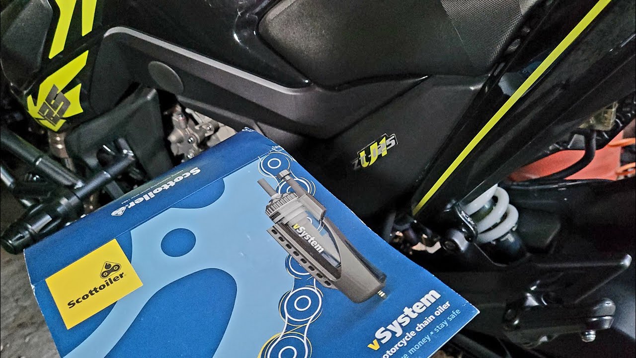 Scottoiler vSystem 50ml montaż w Zontes 125 U1 według @roninv84