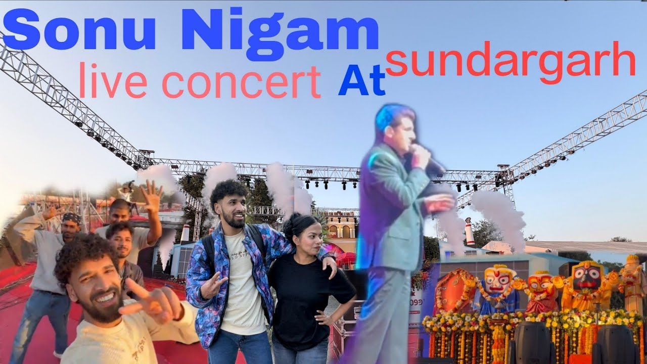 TRAVELLING FROM CUTTACK TO SUNDARGARH// SONU NIGAM LIVE CONCERT// BICKY NAG