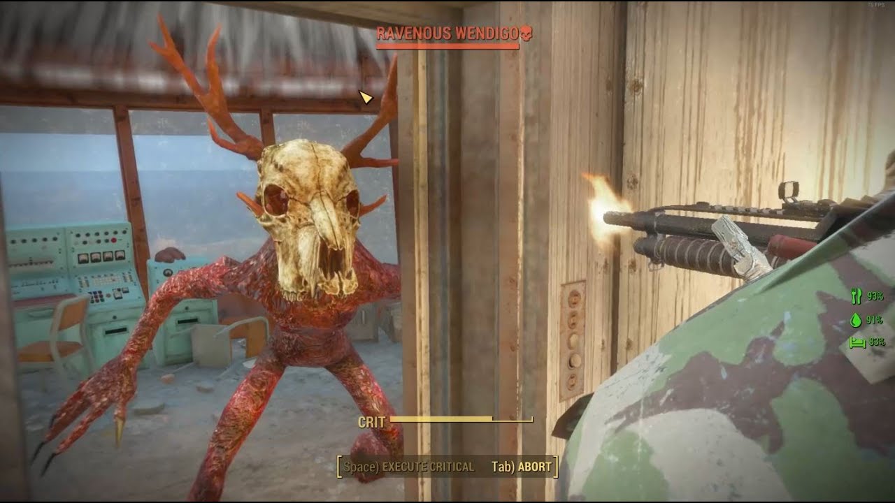 Fallout 4 Surprise Wendigo Encounter
