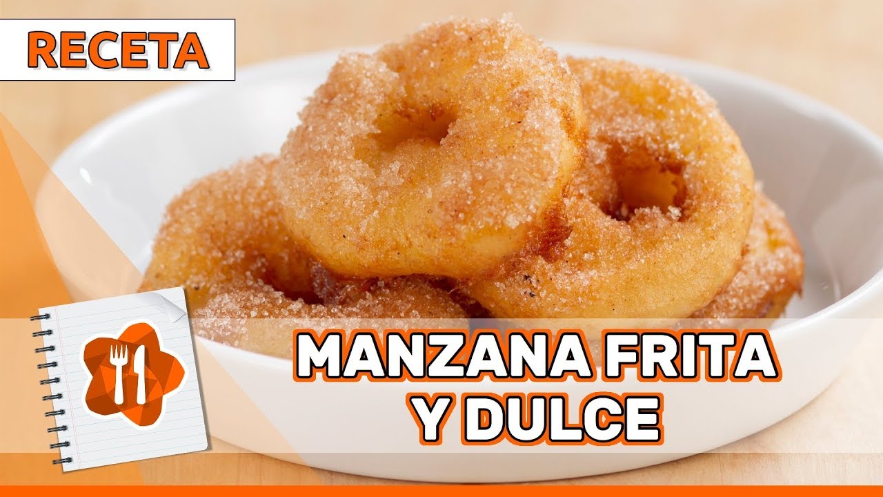 Receta de manzana frita y dulce