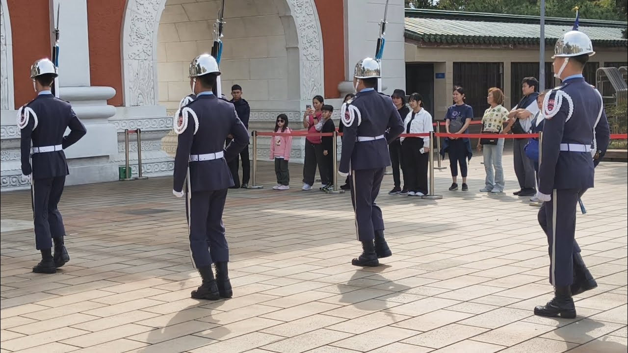 忠烈祠陸軍儀隊禮兵交接