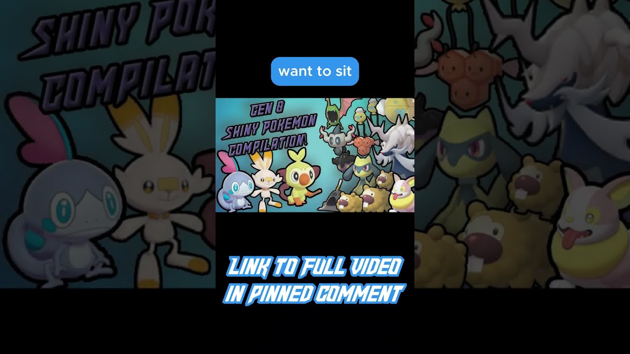 Pokemon Generation 8 Shiny Compilation! #shorts ✨