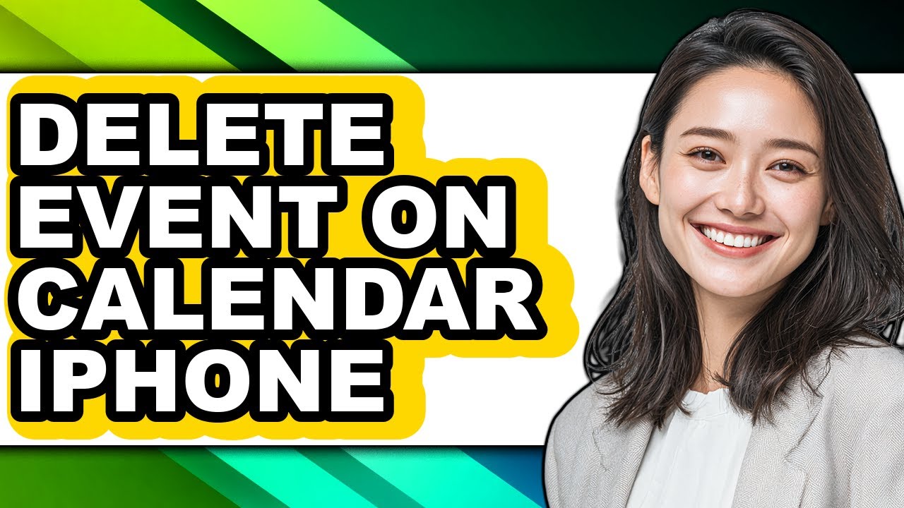 How to Delete Event on Calendar Iphone - Step by Step