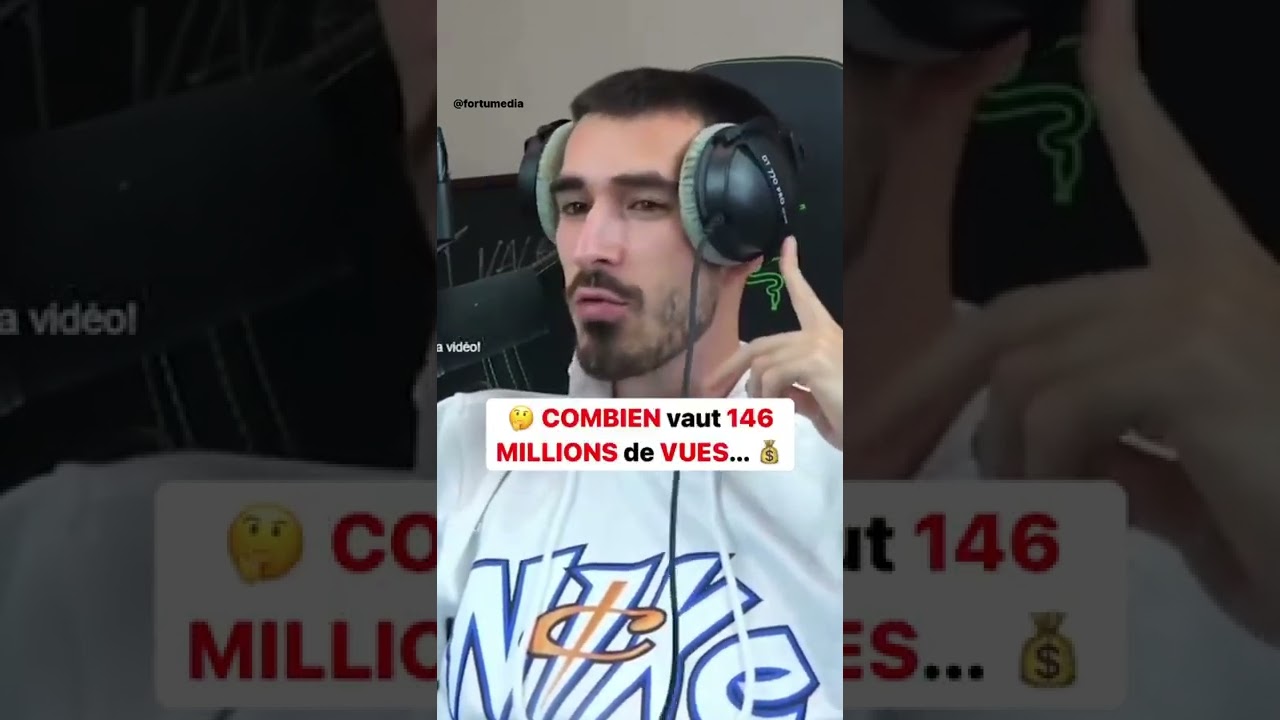 ☝️ 146 millions de vues YT money - #youtube #vues #salaire #youtubeur #argent