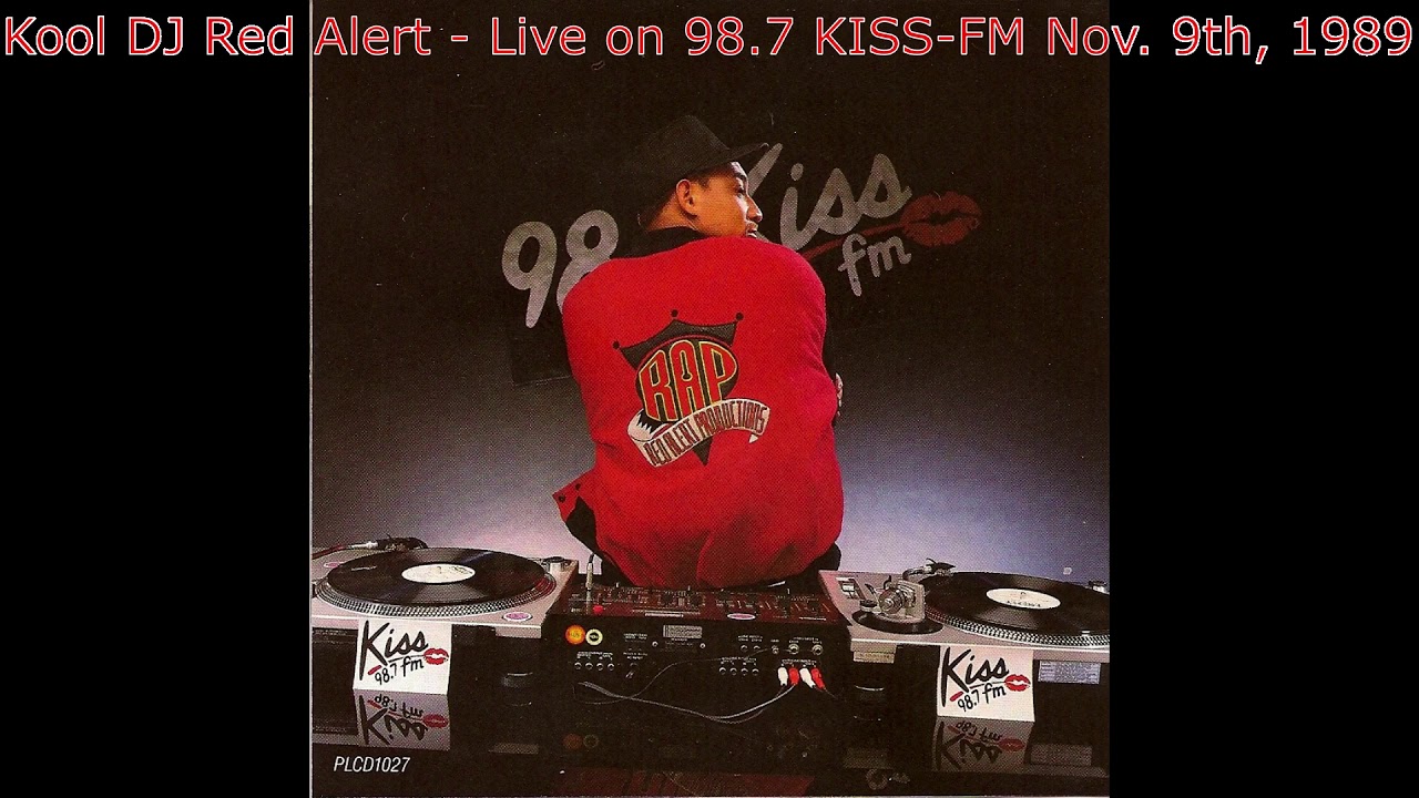 Kool DJ Red Alert - Live on 98.7 KISS-FM (November 9th, 1989)