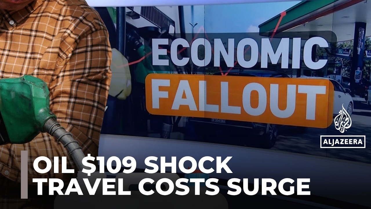 Oil prices surge to $109: Iran conflict hits travel & holidays worldwide.