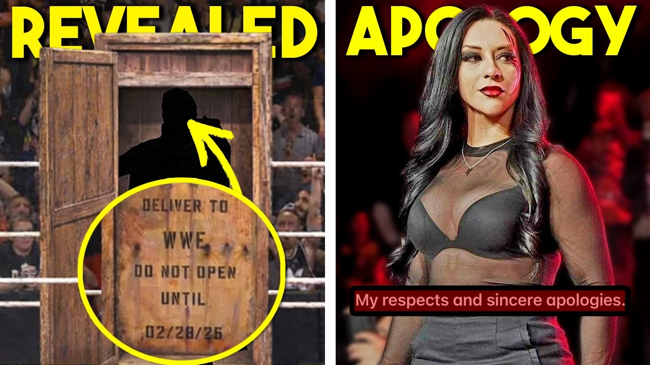 REVEALED: WWE WRESTLER IN MYSTERY CRATE..Stephanie Vaquer APOLOGY...RIP WWE Director..Wrestling News