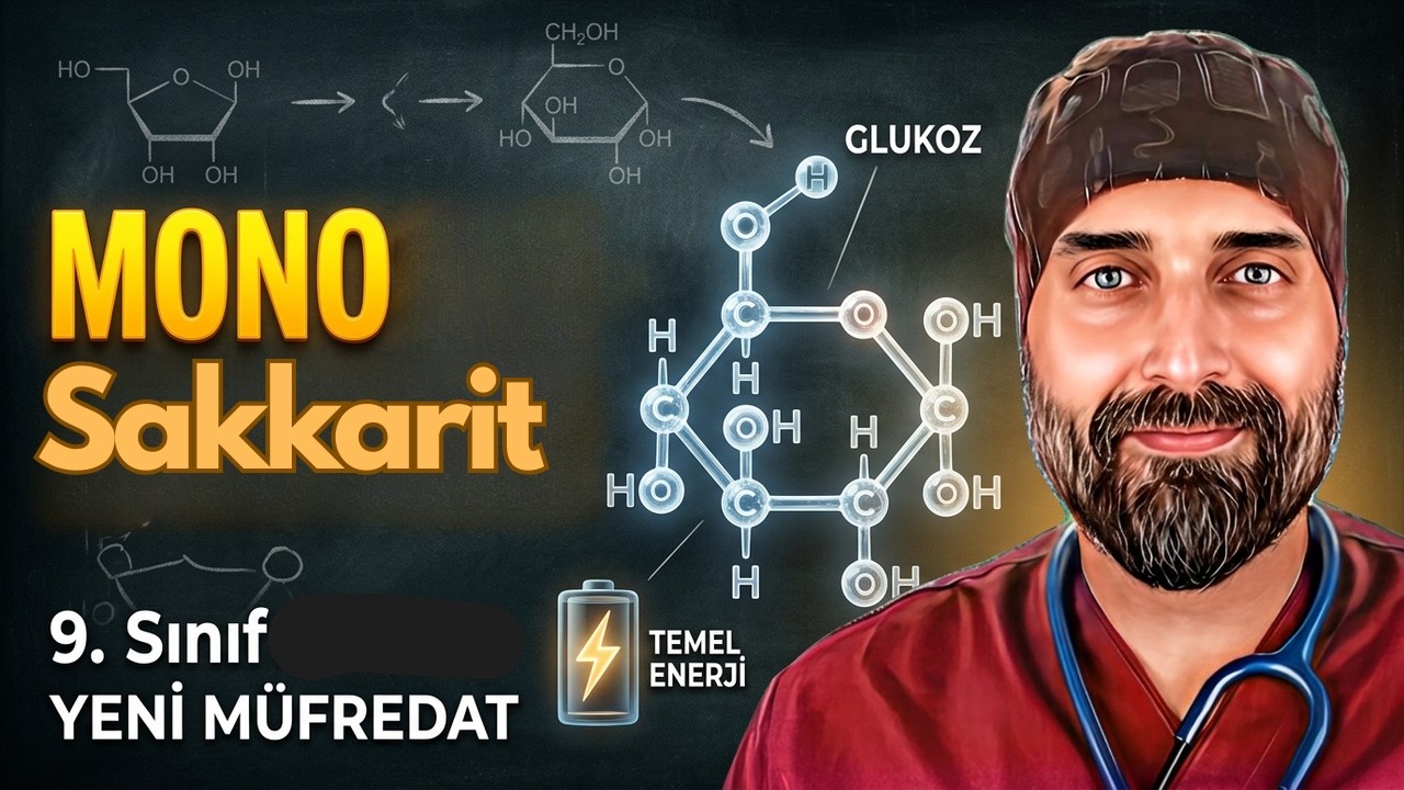 21. Ders: Monosakkaritler | Dr. Biyoloji 9. Sınıf Yeni Müfredat