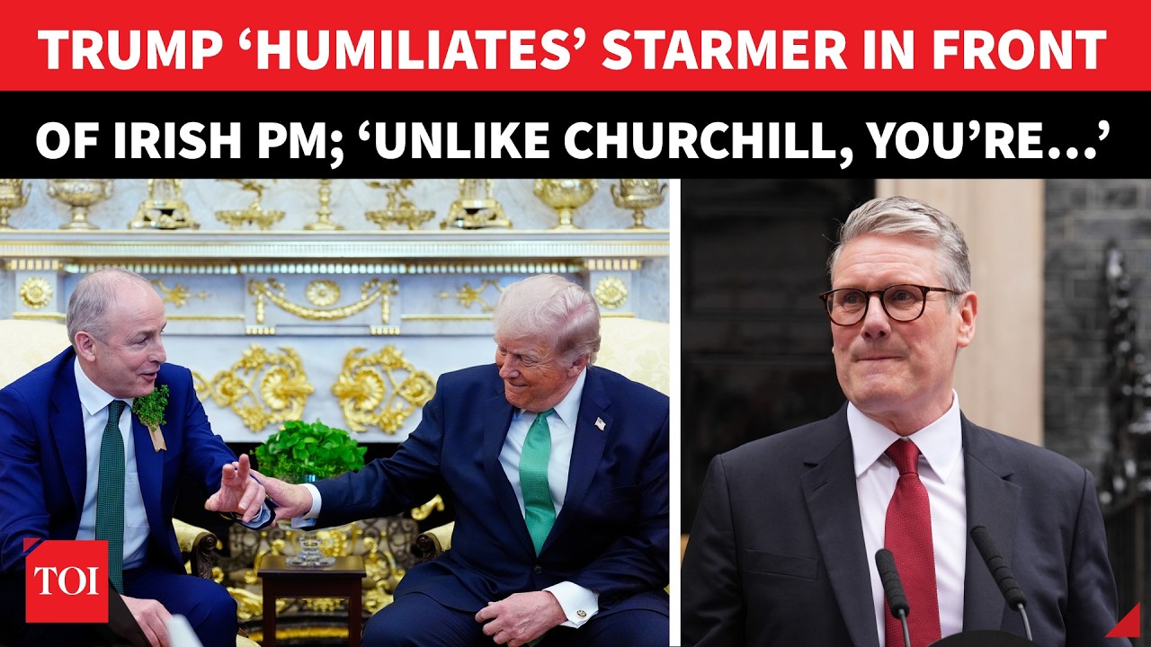 ‘This Iran-Backer Man…’: Trump RIDICULES Starmer Along With Irish PM Over UK’s Stand On War