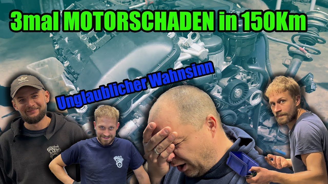 3. Motorschaden innerhalb von 150Km!!! Kann man so viel Pech haben? #m54b30#bmw#motorschaden#kjmobil