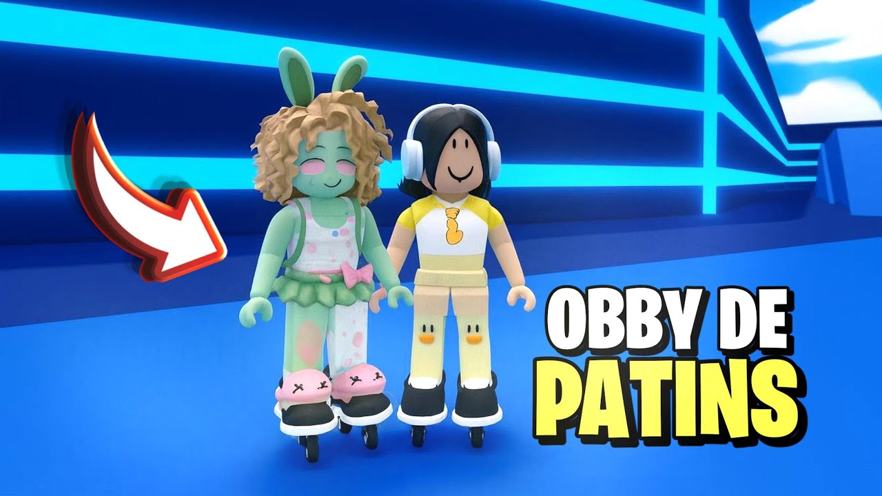 JOGUEI UM OBBY DE PATINS COM A DIVA