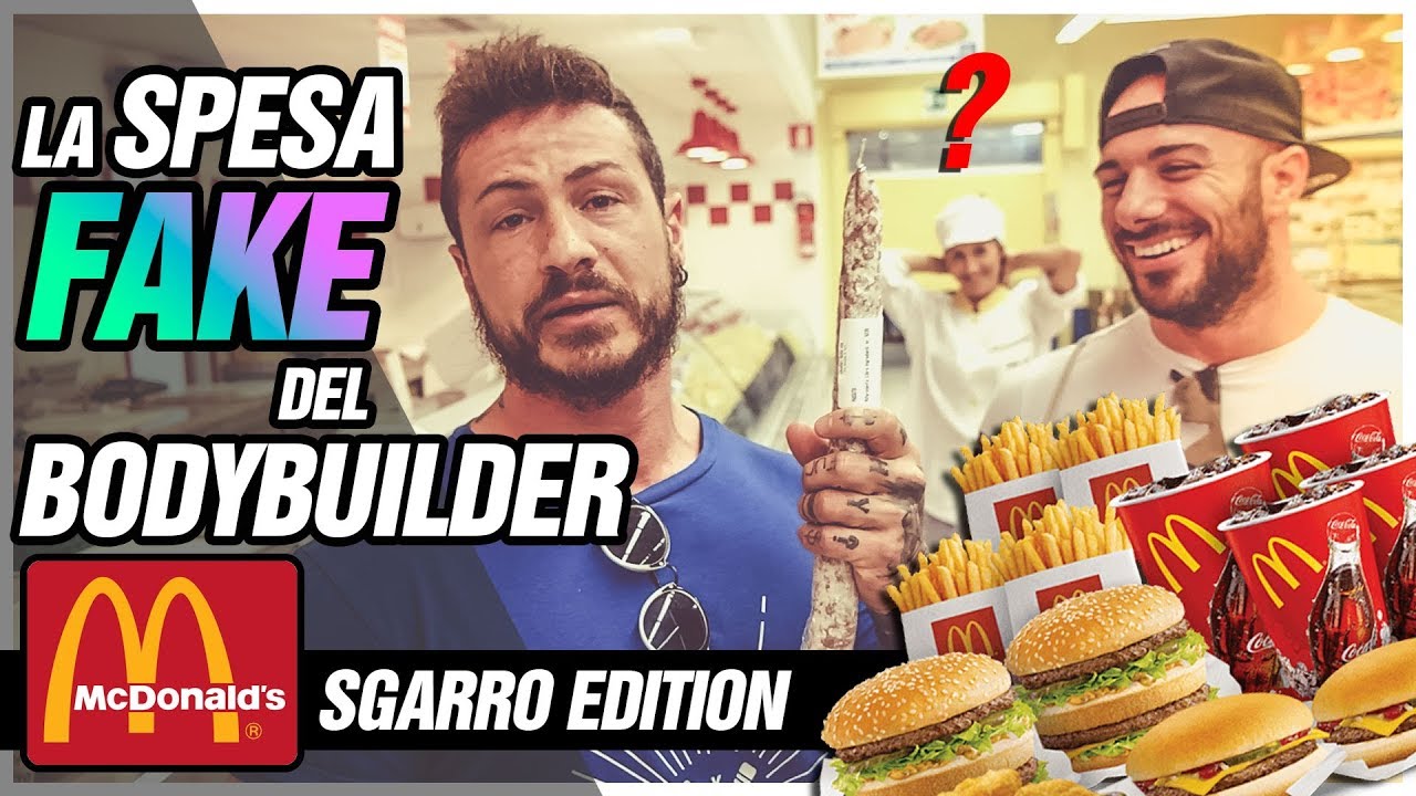 Fede Rossi & Nathan ▪ La spesa F4K3 del Bodybuilder SGARRO McDonald's Ed.