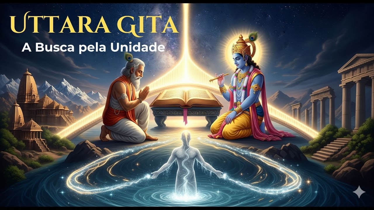 🔮🕉️Arjuna e Krishna no &Uacute;ltimo Canto Sagrado &ndash; Uttara Gita🌌📖(&Aacute;udio Livro-Parte 1-L&uacute;cia Helena Galv&atilde;o)