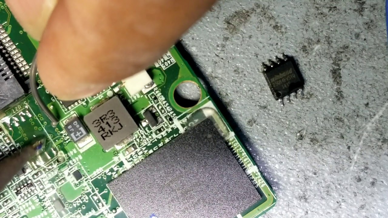 How to solder bios chip