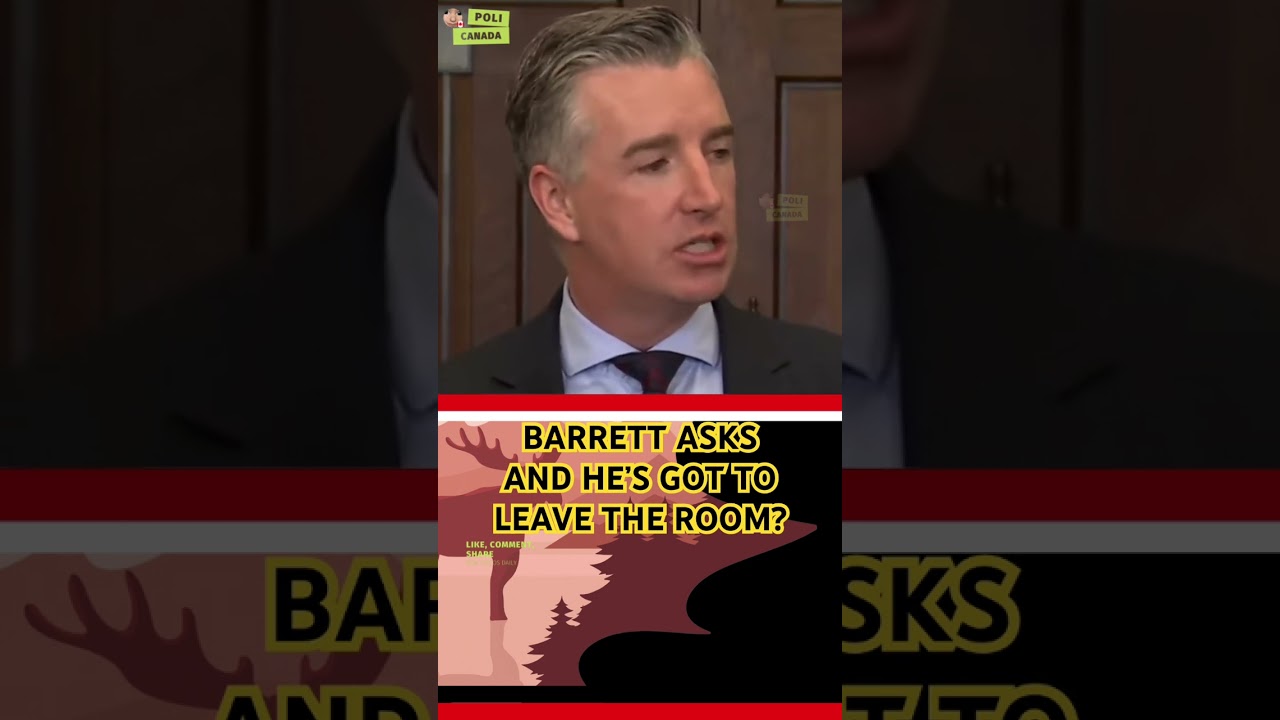 BARRETT SAYS THAT&rsquo;S WHAT IS INVESTED #politics #news #canada