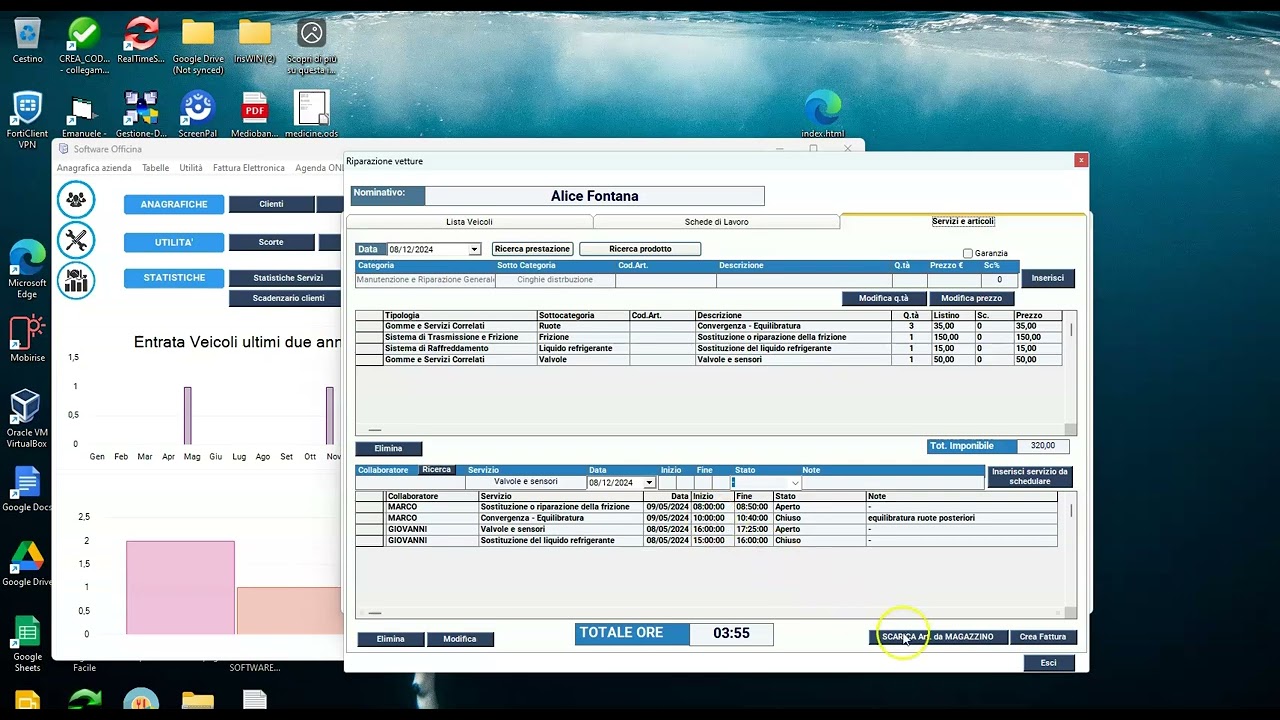 Software gestionale officina meccanica  Nessun abbonamento Agenda cloud € 69,00 | X-Carservice
