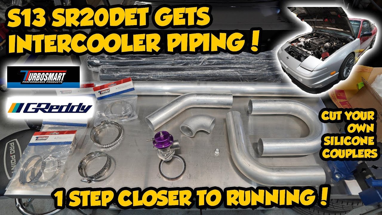 S13 SR20DET Gets Custom Intercooler Piping Fabricated
