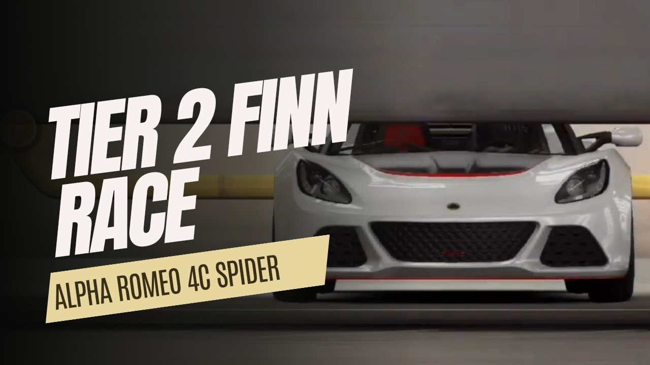 Beat T2 Finn's challenge and win his car with Alfa Romeo 4C Spider [CSR2]