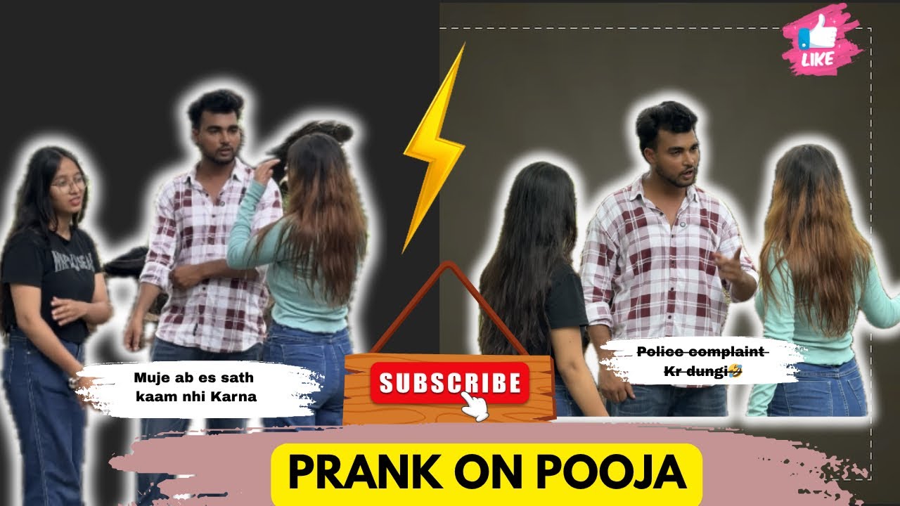 PRANK ON POOJA😂 with ANJALI KO BHI NHI PTA THA USKI DOST K SATH PRANK KR RHA HU Main  😂!!!!