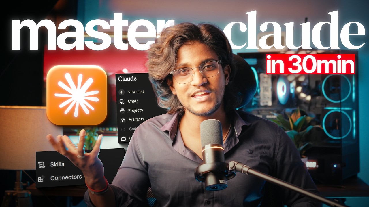 Claude AI Masterclass (The AI Workflow That Pays Me) | Beginner to Pro