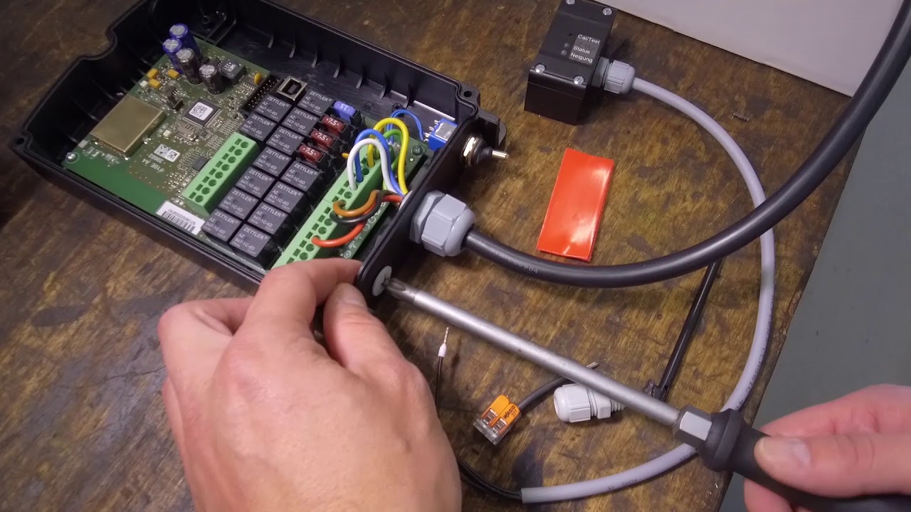Anleitung Installation - Neigungsüberwachung NÜ 2525 GU für Telenot F10