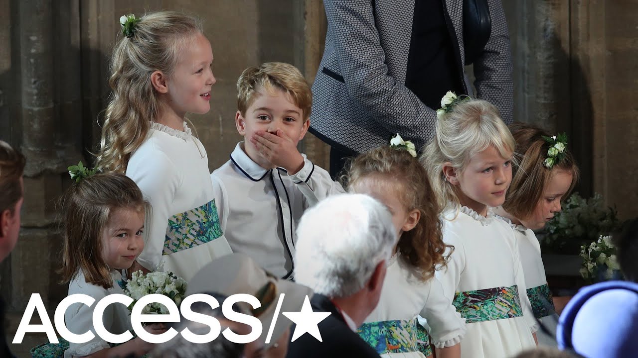 Princess Eugenie's Bridesmaids & Page Boys Steal The Show With Their Adorable Royal Wedding Antics