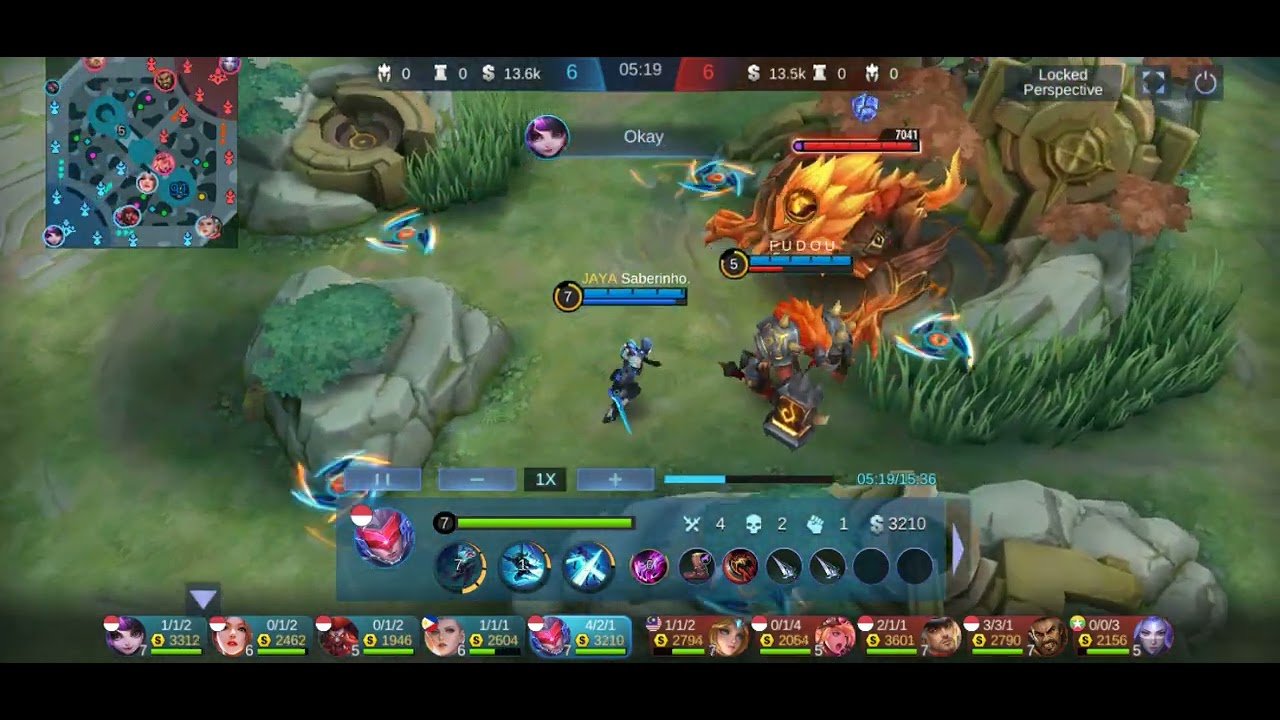 GAMEPLAY SABER GLOBAL, BUILD ITEM TERSAKIT BY CICINHO