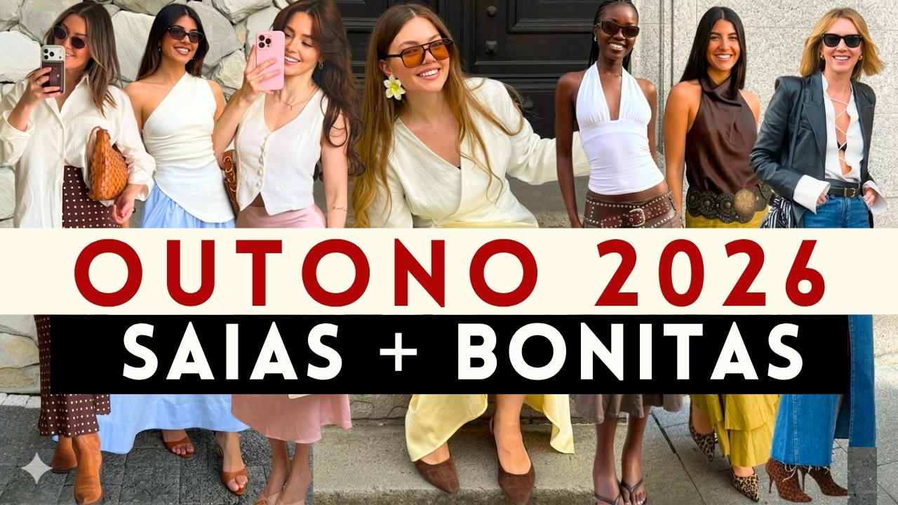 🔴AS SAIAS MAIS BONITAS PARA O OUTONO INVERNO 2026  | Maga Moda