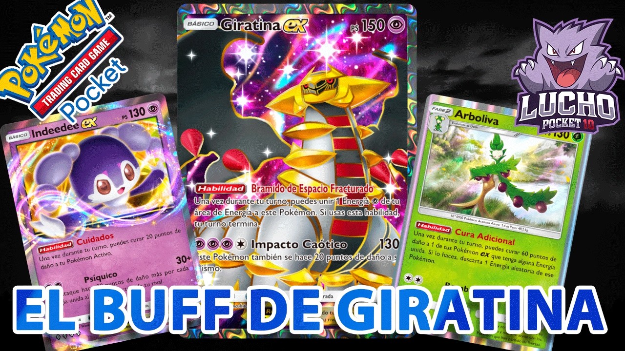 ¡SE CARGA SOLO Y NUNCA MUERE! ARBOLIVA ES LA CARTA QUE BUFFEA a GIRATINA EX en POKEMON TCG POCKET