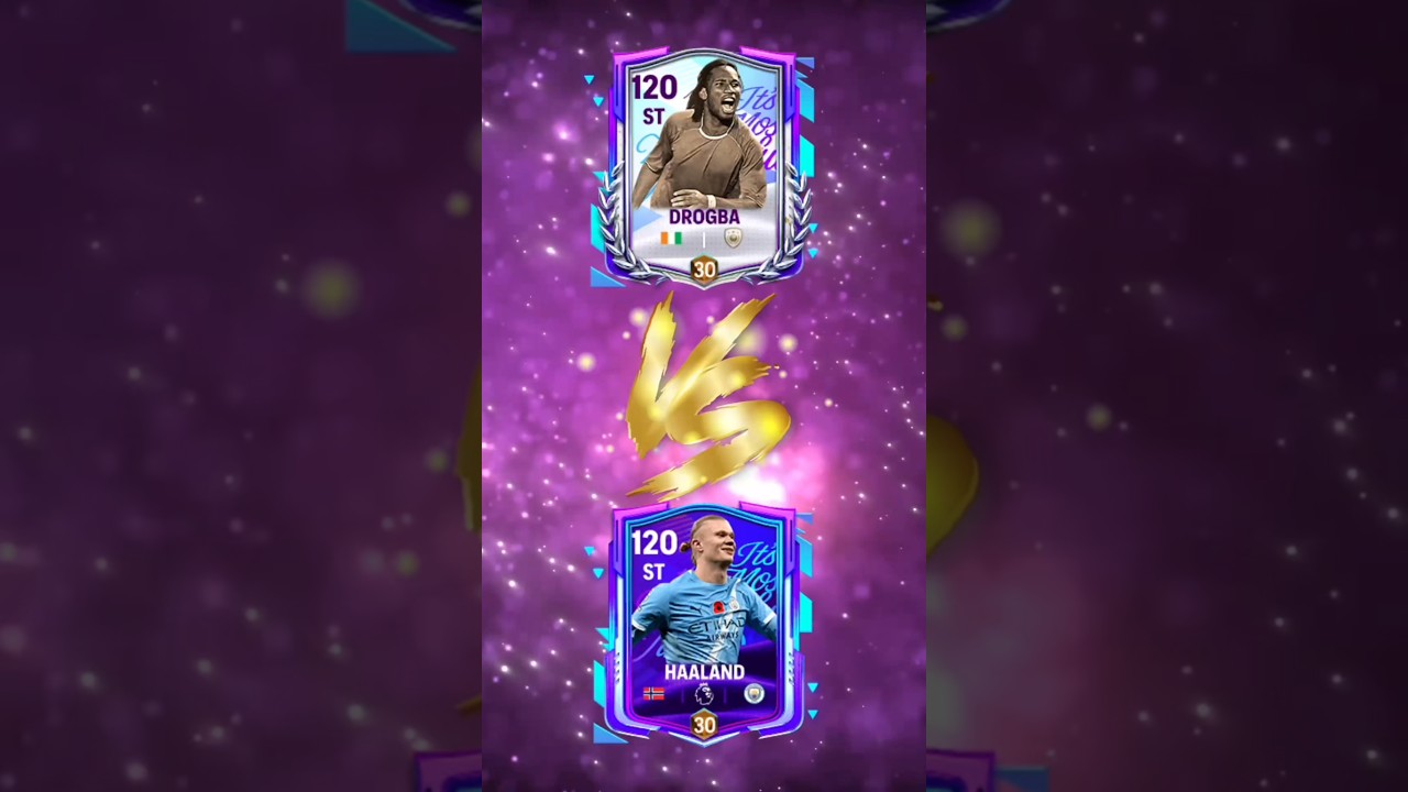 KTO JEST LEPSZY??? Didier Drogba 115 ST 🆚 Erling Haaland 115 ST #fcmobile