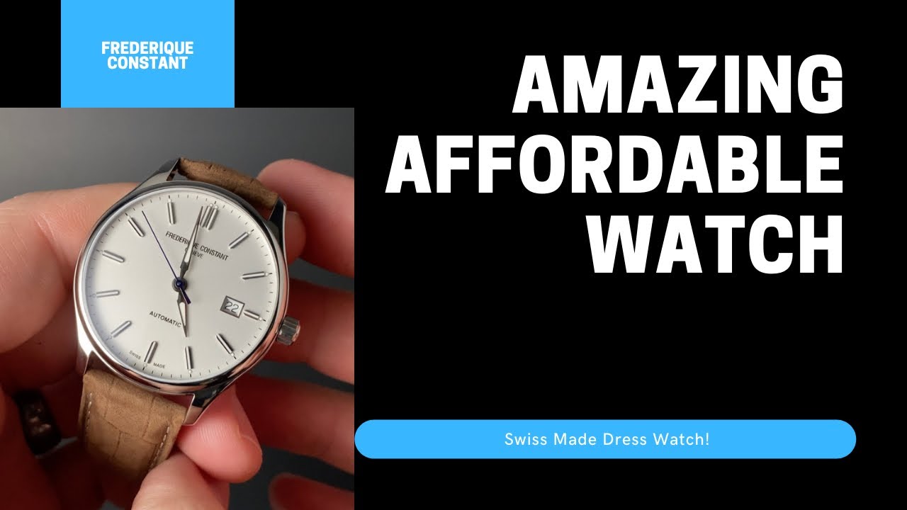 Amazing Affordable Watch!  Frederique Constant Index Silver!