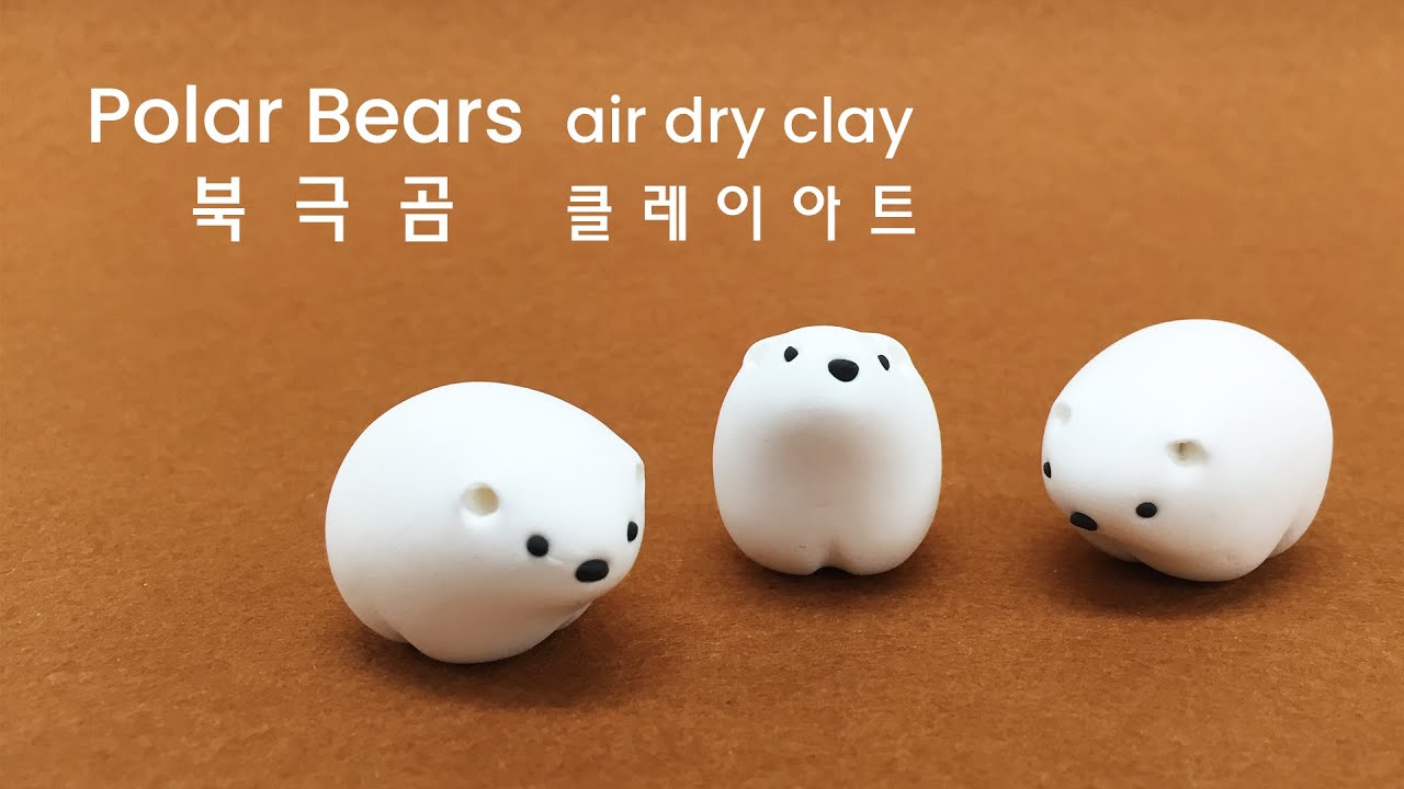 Polar Bears, How to make with soft polymer clay