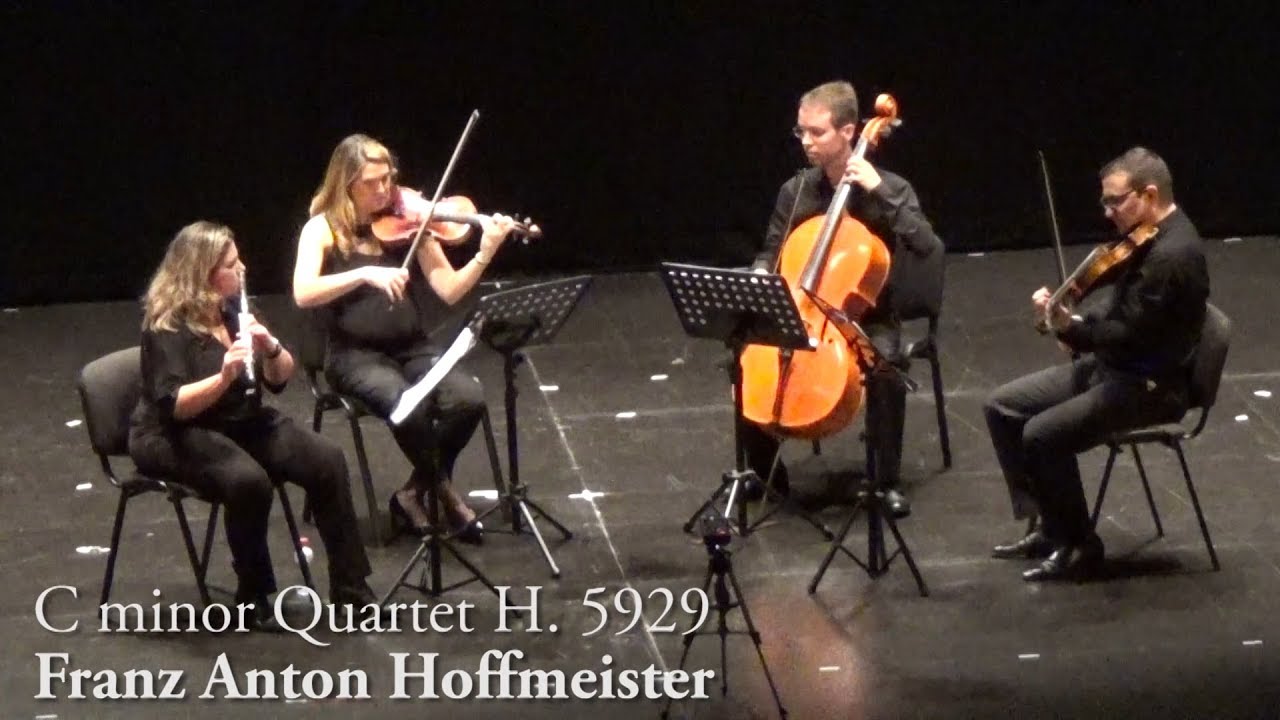 Franz Anton Hoffmeister - Flute Quartet in C minor - Cuarteto FIMA