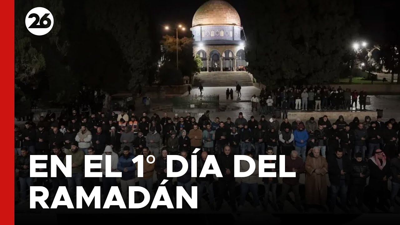 ISRAEL - EN VIVO | Musulmanes rezan en la mezquita de Al Aqsa en el 1° día del Ramadán