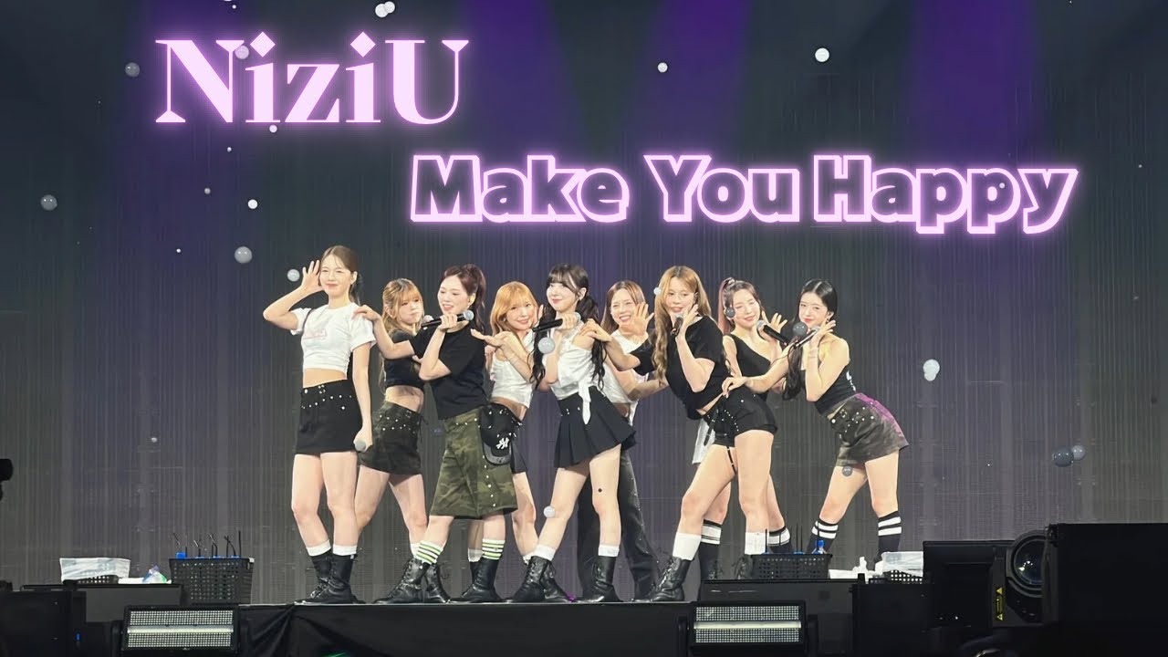 [ 4K FANCAM ] NiziU (ニジュー) - Make You Happy @ NiziU FANCON in Hong Kong 20250621