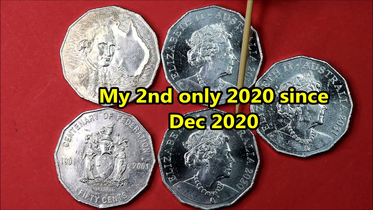 2019 2020 2021 50c 2019 Yowie $1 2020 donate $1 $2 Low Mint  @HowardsCoinFinds Video