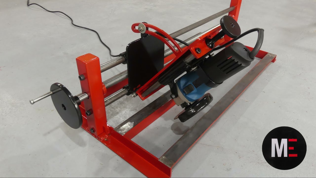 Como Fabricar Una Base Para Amoladora Para Cortes Rectos y a 45 Grados.