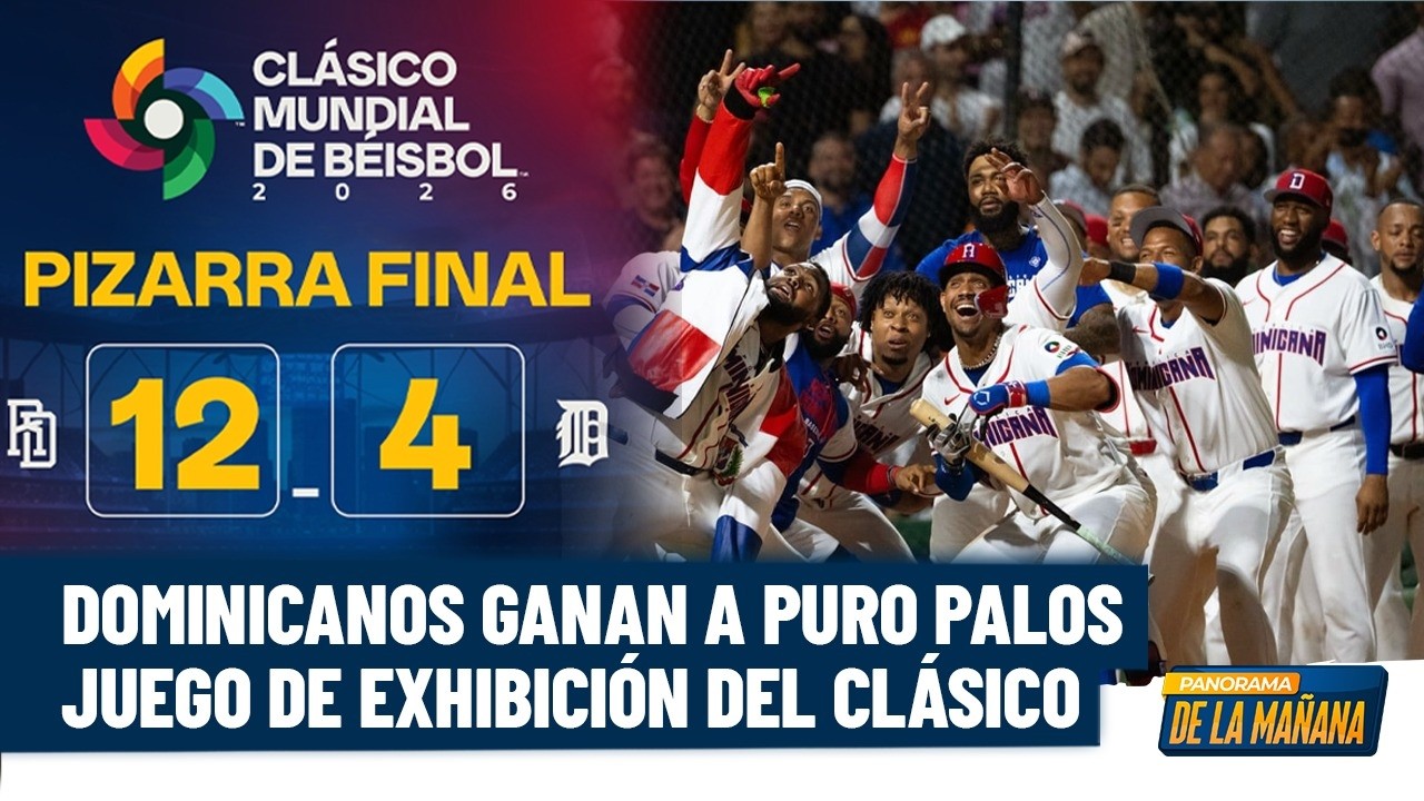 Dominicanos ganan a palos juego de exhibición del Clásico y Pedro Sánchez se calienta con Trump