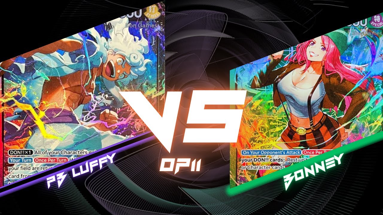 OP11 Local  Purple Black Luffy Vs Green Bonney Round 1 -  PB Luffy 7k insane !!