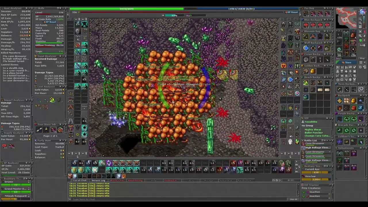 Tibia MS 500 + (556) Warzone 5 - 4kk RAW