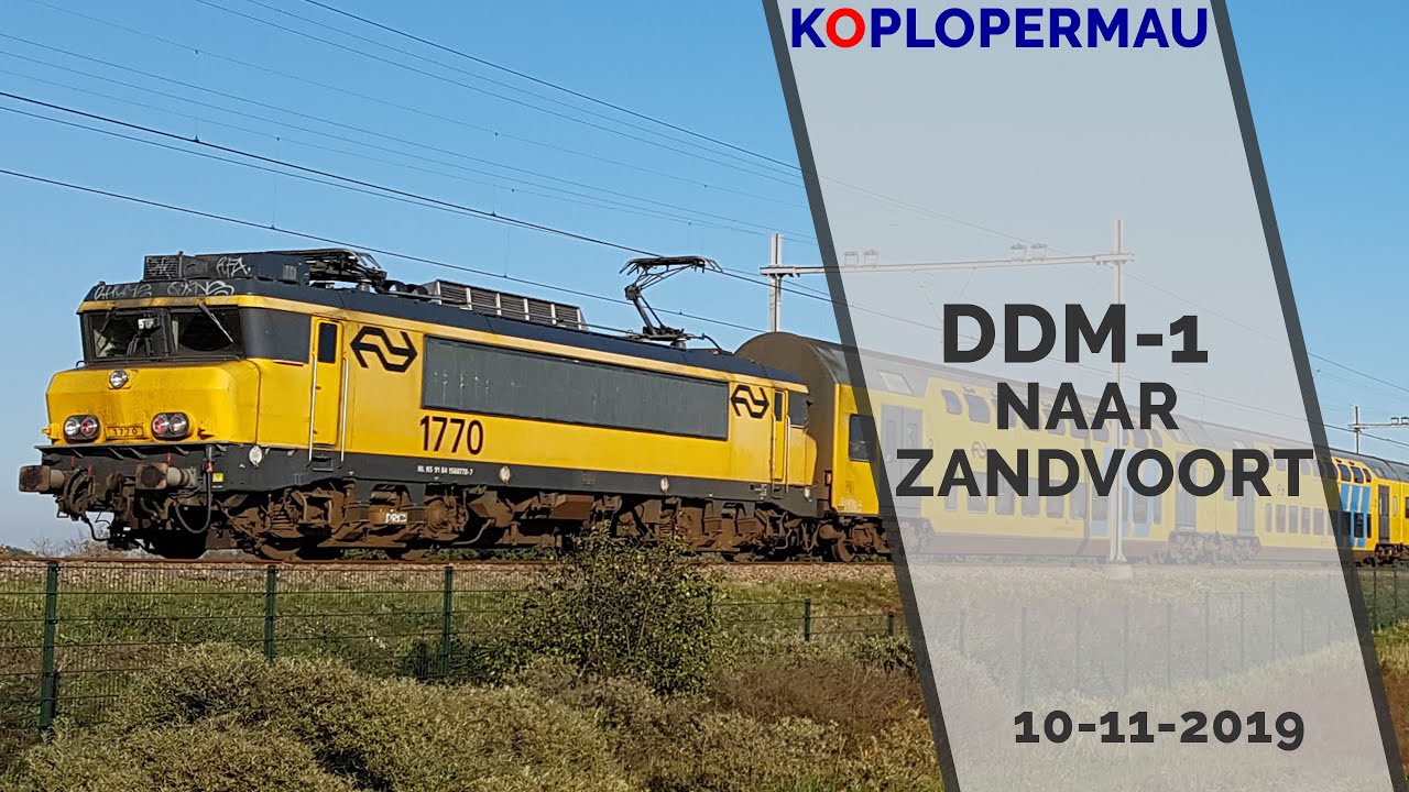 DDM-1 op Zandvoort aan Zee en door de duinen bij Zandvoort - 10-11-2019