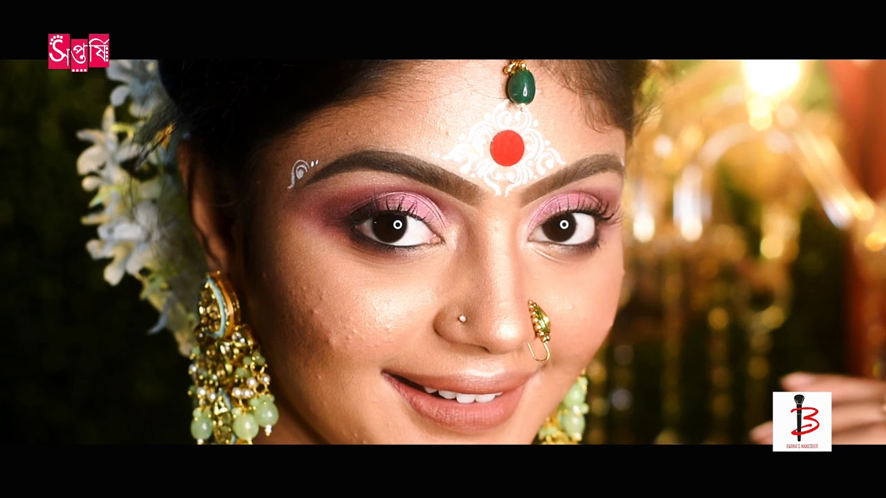 Kanak Kakon | Kotha' Chakrabarty's Wedding Makeup | Colors Bangla | Shrabani Bhunia Serial Zee