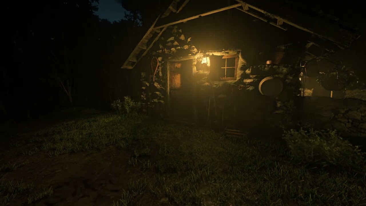 Heavy Rain and Thunder Ambience for Emotional Calm