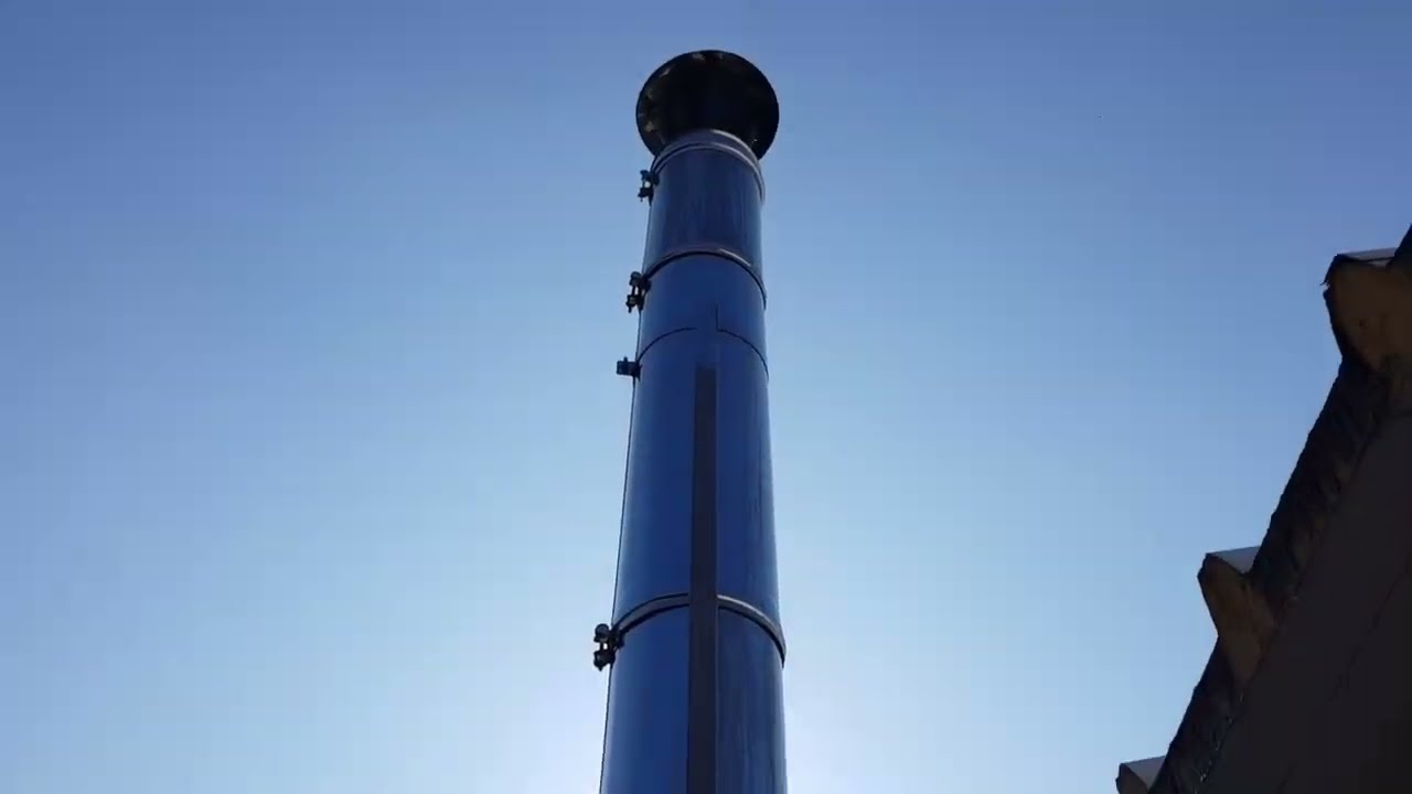 Partea 4 - Instalare centrală pe lemne Viadrus în regim DIY - Cum am instalat coșul de inox