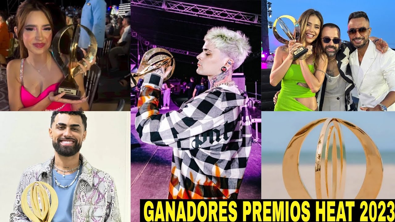 Los GANADORES de los premios Heat Latin Music Awards 2023