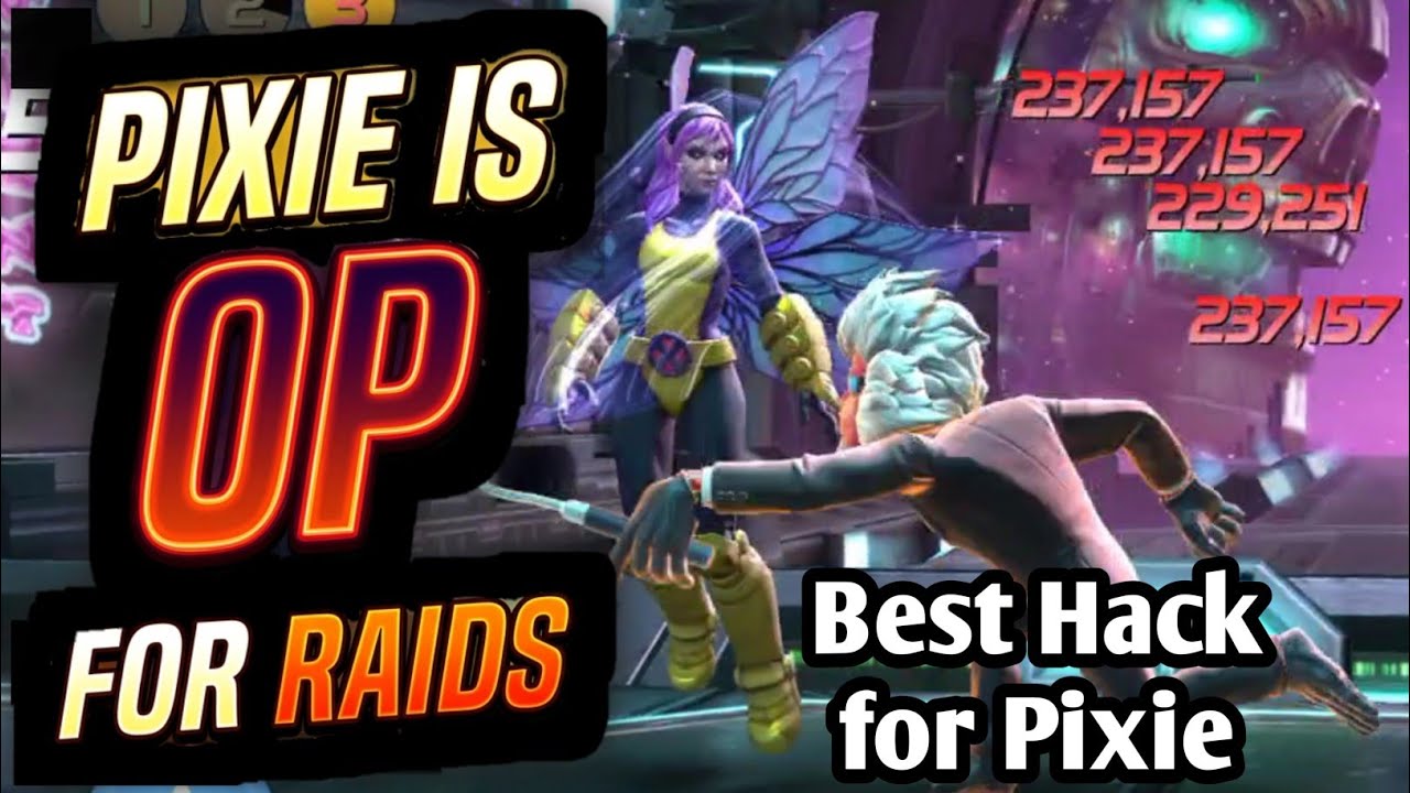 Pixie is OP for Raids / Best hack for Pixie / Marvel contest of champions, MCOC 