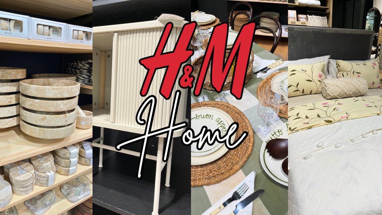 H&M Home New Arrivals | Furniture pieces and Chic Home Decor Finds 