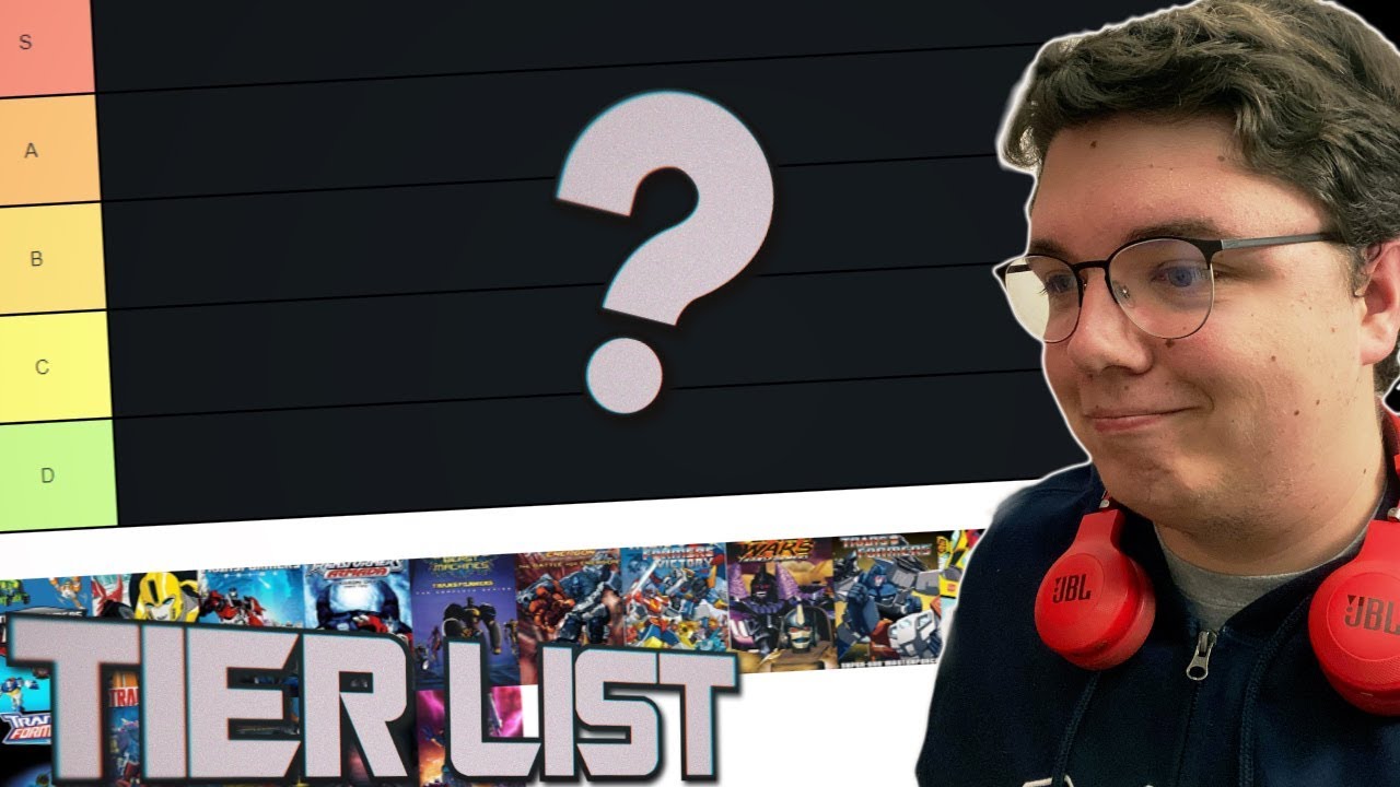 TIER LIST DES MEILLEURES SÉRIES TRANSFORMERS !